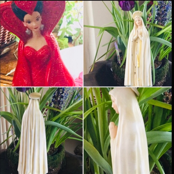 ⚜️  Vtg Palazzo JumpSuit Navy w/Lace Collar & Shoulder Pads JEFFREY DARA - Picture 10 of 16